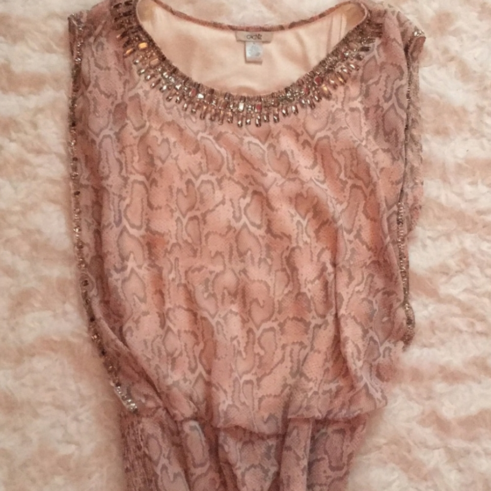 COPY - Cache embellished tank top M